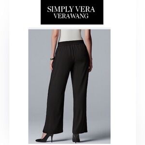 Simply Vera Vera Wang Black Wide Leg Pants